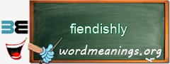 WordMeaning blackboard for fiendishly